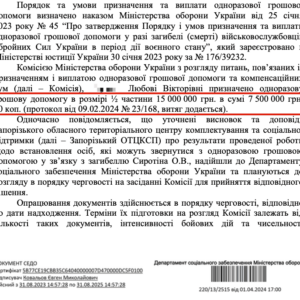 Отримали виплату на користь клієнта 7,5 млн. грн