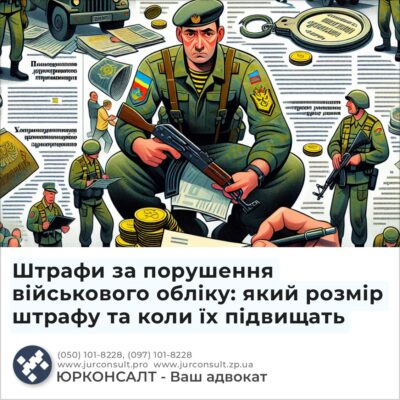 Штрафи за порушення військового обліку: який розмір штрафу та коли їх підвищать