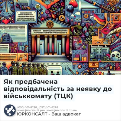 Як предбачена відповідальність за неявку до військкомату (ТЦК)