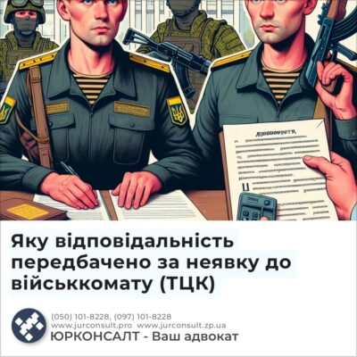 Яку відповідальність передбачено за неявку до військкомату (ТЦК)