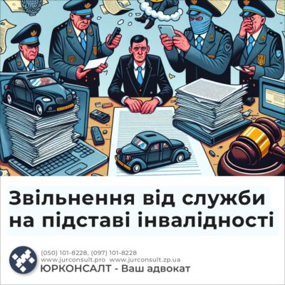 Звільнення від служби на підставі інвалідності