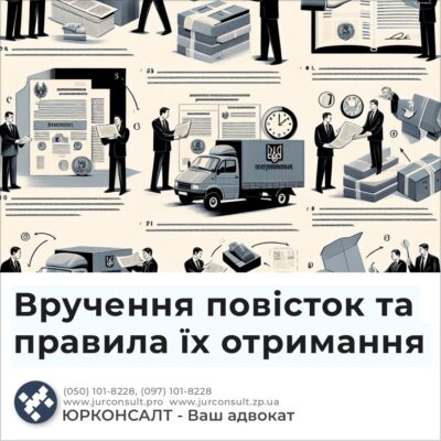 Вручення повісток та правила їх отримання