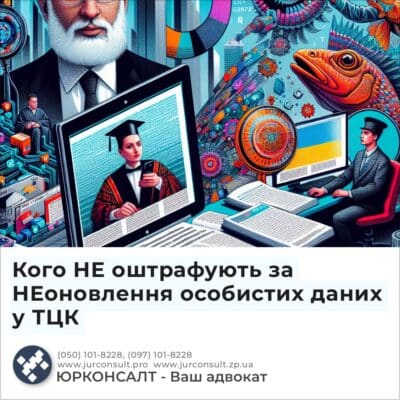 Кого НЕ оштрафують за НЕоновлення особистих даних у ТЦК