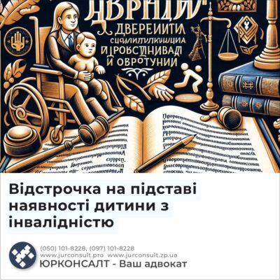 Відстрочка на підставі наявності дитини з інвалідністю