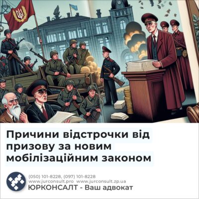 Причини відстрочки від призову за новим мобілізаційним законом