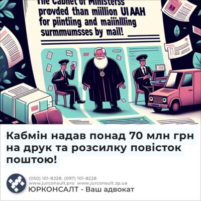 Кабмін надав понад 70 млн грн на друк та розсилку повісток поштою!