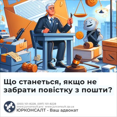 Що станеться, якщо не забрати повістку з пошти?