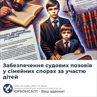 Забезпечення судових позовів у сімейних спорах за участю дітей