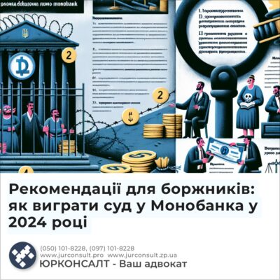 Рекомендації для боржників: як виграти суд у Монобанка у 2024 році