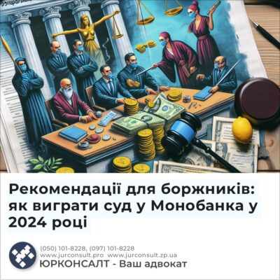 Рекомендації для боржників: як виграти суд у Монобанка у 2024 році